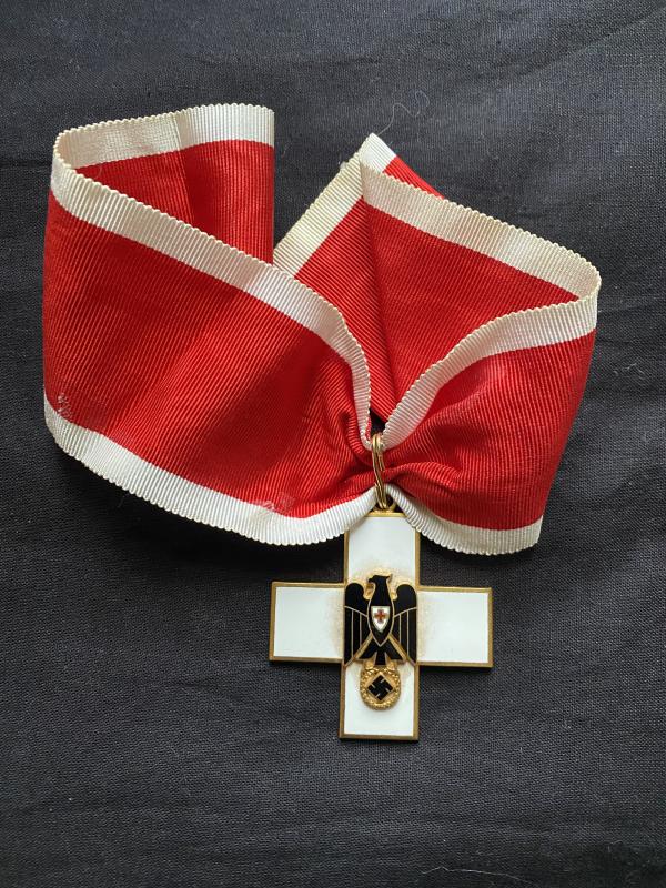 RUDOLF SOUVAL EXHIBITION 1937 GERMAN RED CROSS 1ST CLASS NECK CROSS