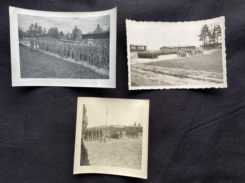 3 X WW2 GERMAN FORCES PARADE PHOTOS