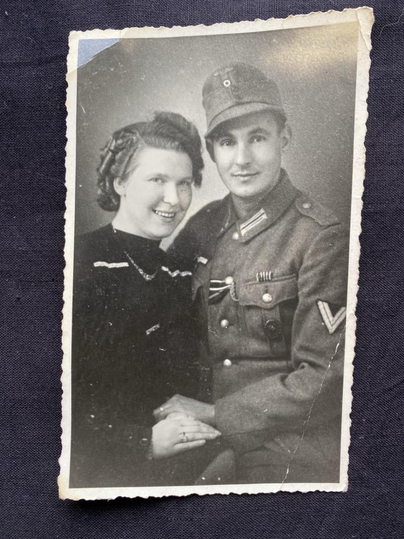 WW2 GERMAN MOUNTAIN TROOP NCO POSTCARD