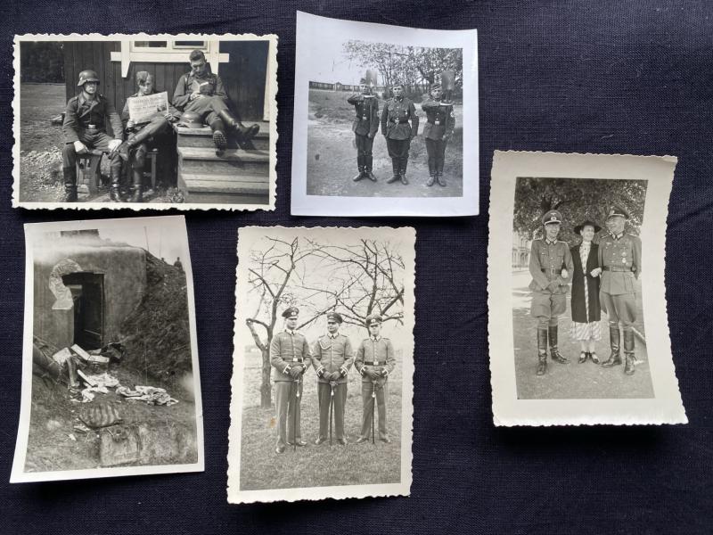 5 X WW2 GERMAN PHOTOS