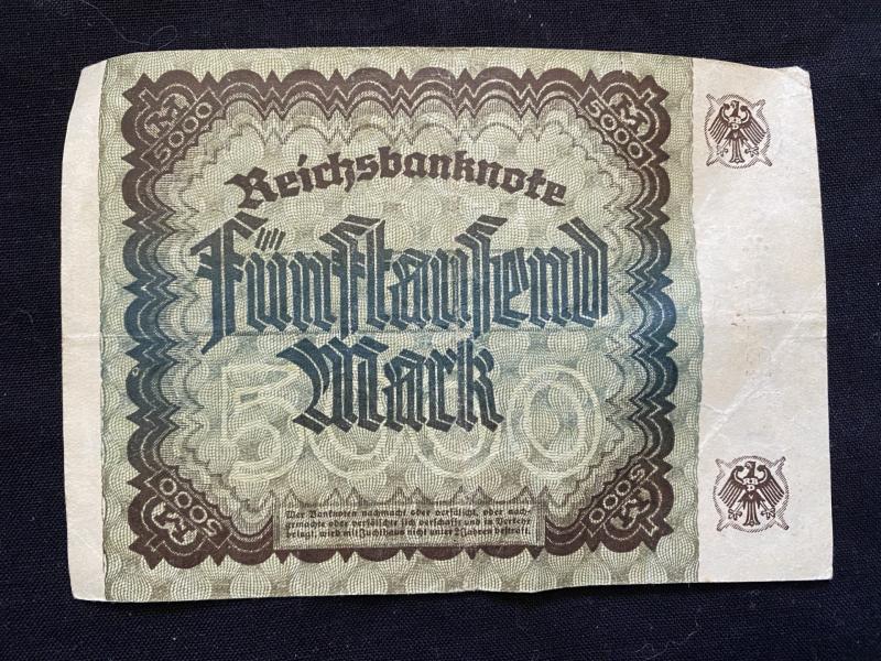 5000 REICHSBANKNOTE