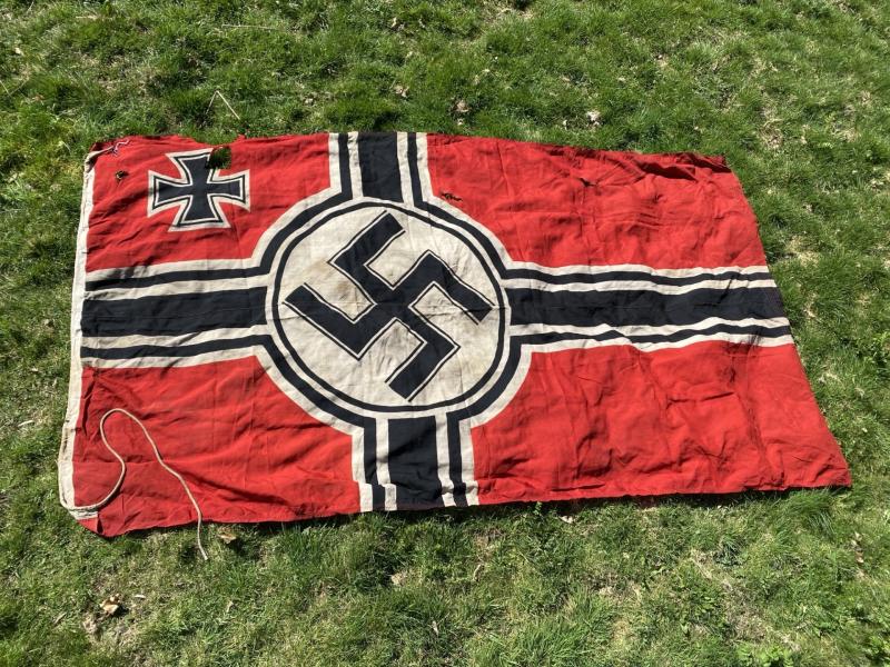 WW2 GERMAN KRIEGSAMARINE BATTLE FLAG (170X320)