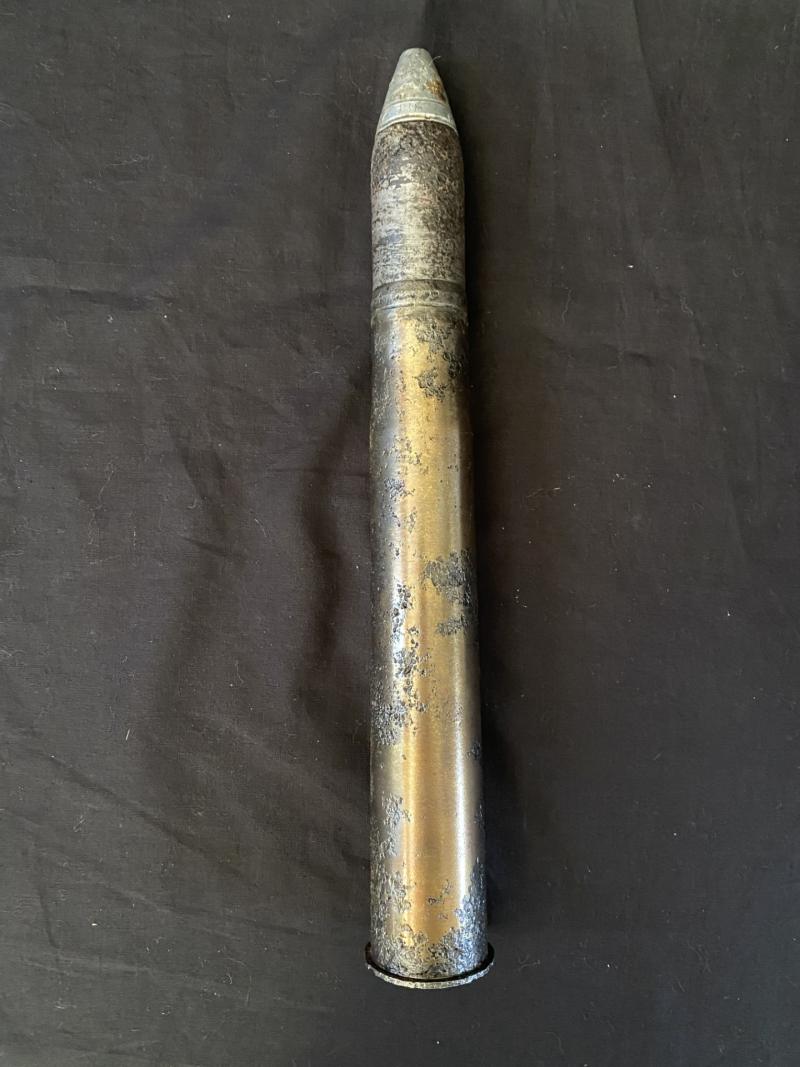 WW2 GERMAN 3.7CM FLAK 18 INERT SHELL