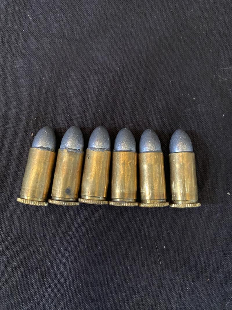 6 X .38 S&W INERT ROUNDS