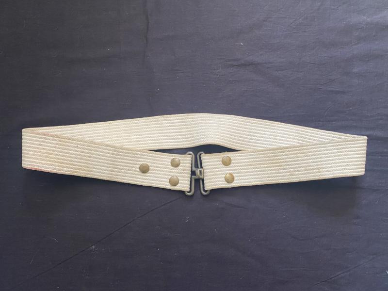 WW2 USMC WHITE DRESS BELT