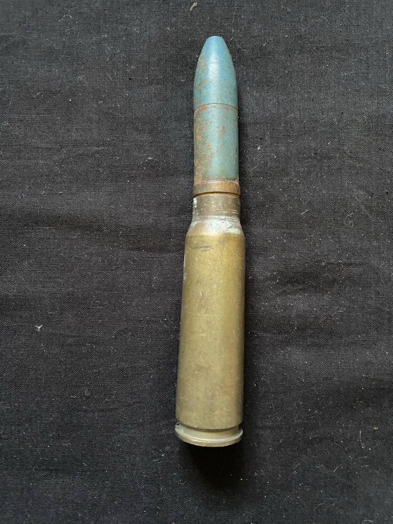 BRITISH 20MM PRACTICE CANNON ROUND (INERT)