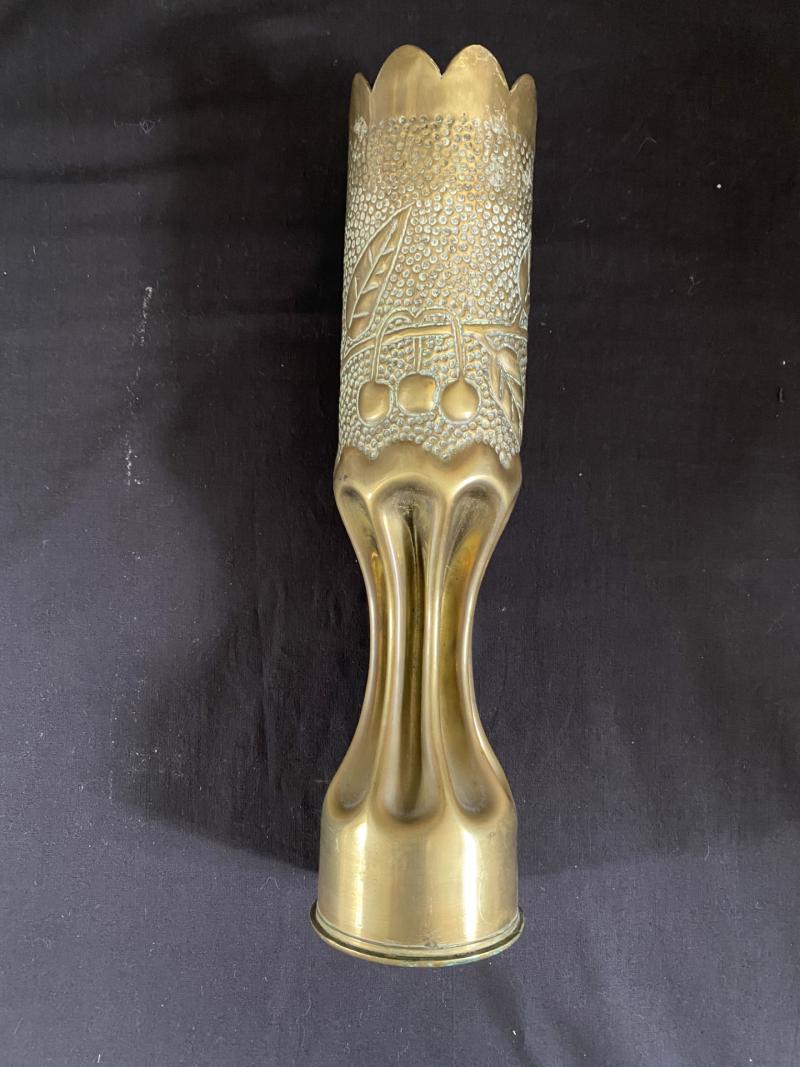75MM TRENCH ART SHELL CASE