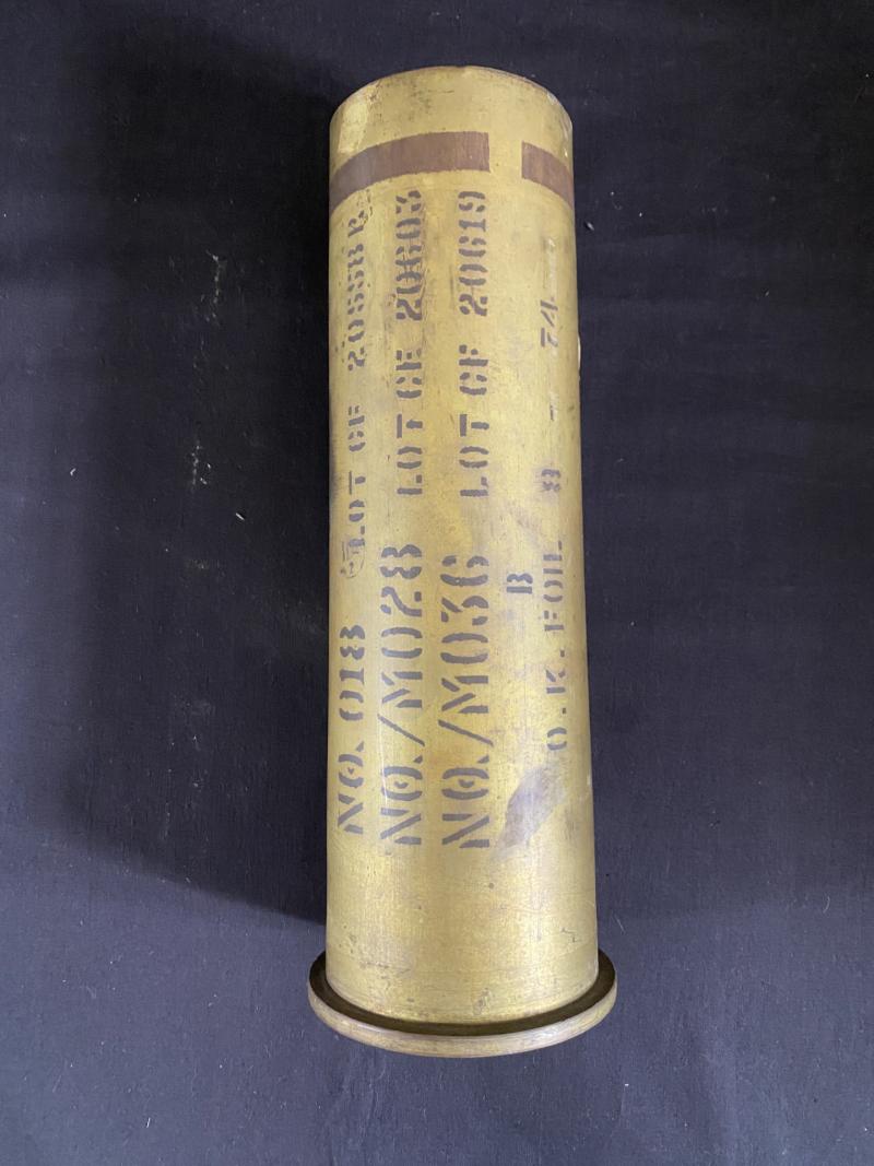 1974 DATED 75/24 HOWITZER SHELL CASE
