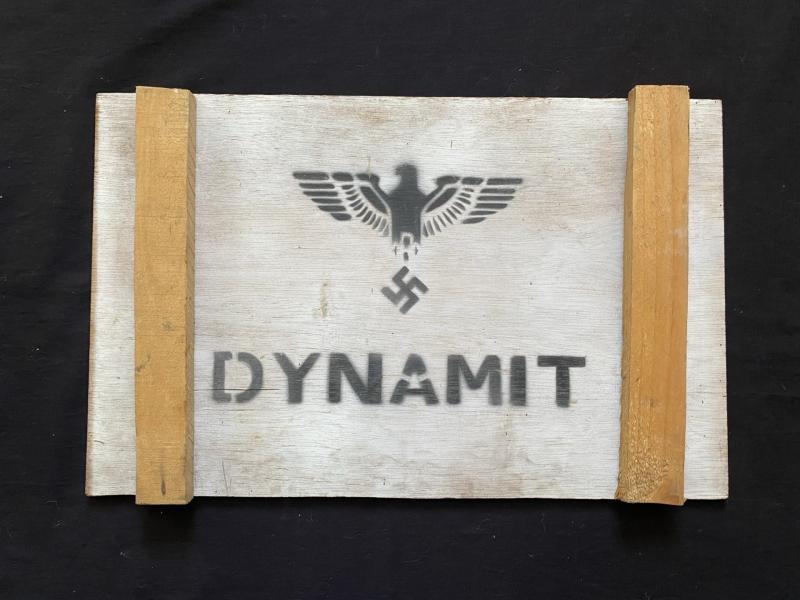 REPRODUCTION WW2 GERMAN DYNAMIT CRATE LID