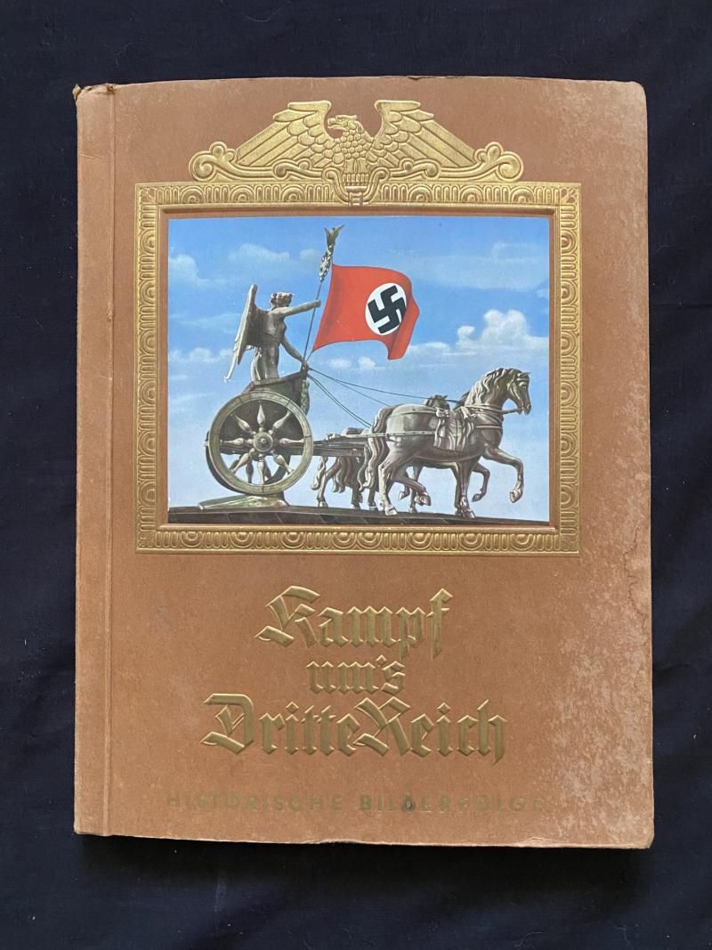 WW2 GERMAN KAMPF UM'S DRITTE REICH CIGARETTE CARDS BOOK
