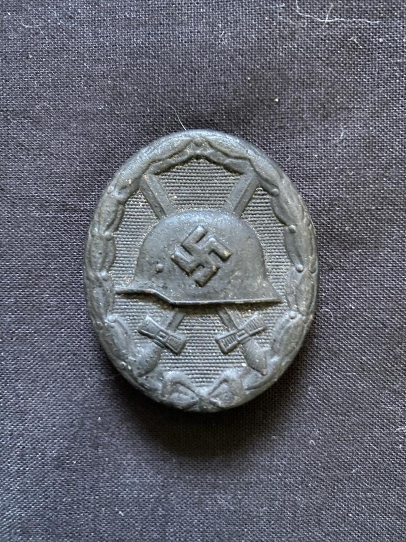 WW2 GERMAN WOUND BADGE IN BLACK