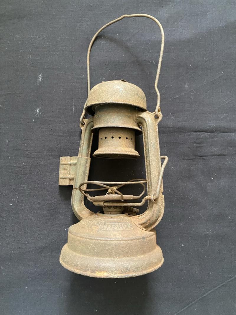 OLD GERMAN FEUER HAND NO.176 STORM LAMP