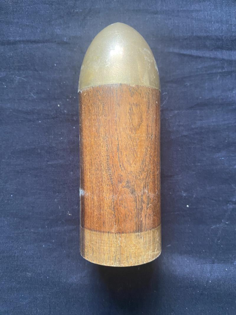 45MM WOODEN TRENCH ART
