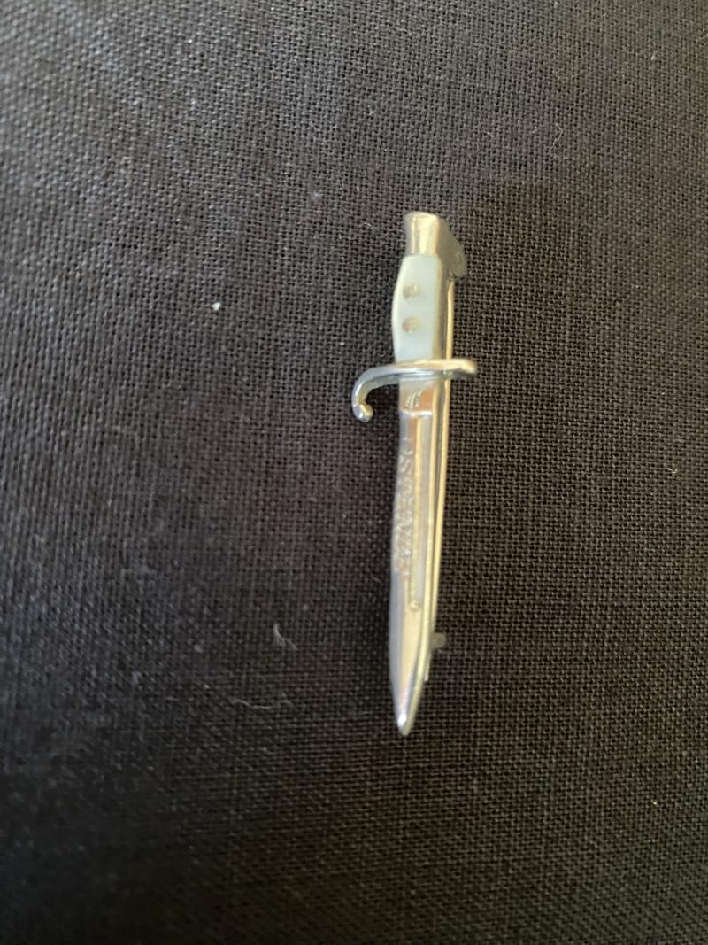 WW1 OSTENDE BAYONET BROOCH