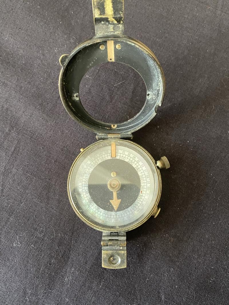 WW1 BRITISH 1916 DATED OFFICER'S COMPASS