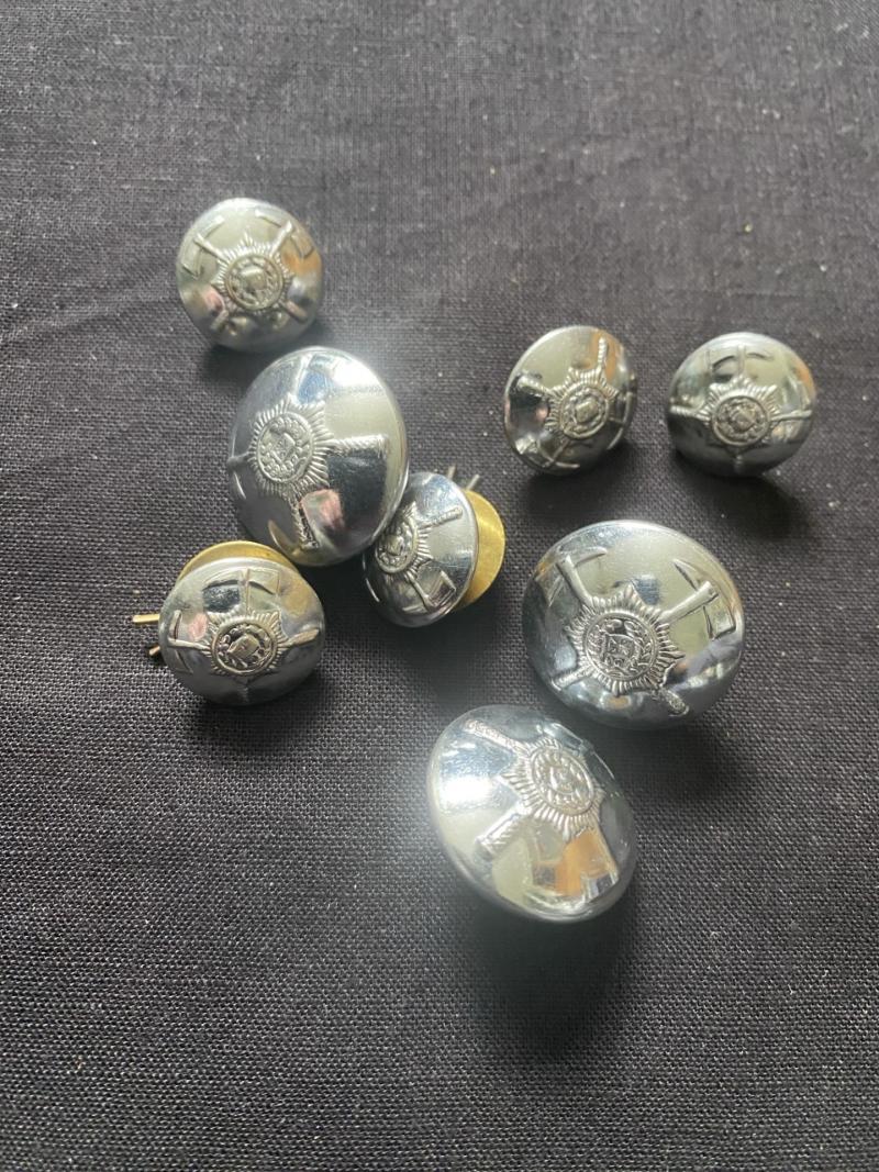 8  X ASSORTED FIRE BRIGADE BUTTONS