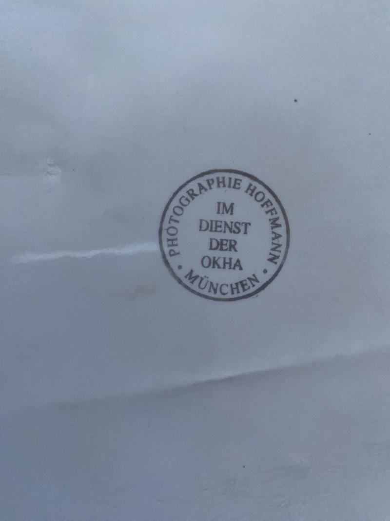 WW2 GERMAN HEINRICH HOFFMANN PHOTOGRAPH OF 3 SS SOLDIERS