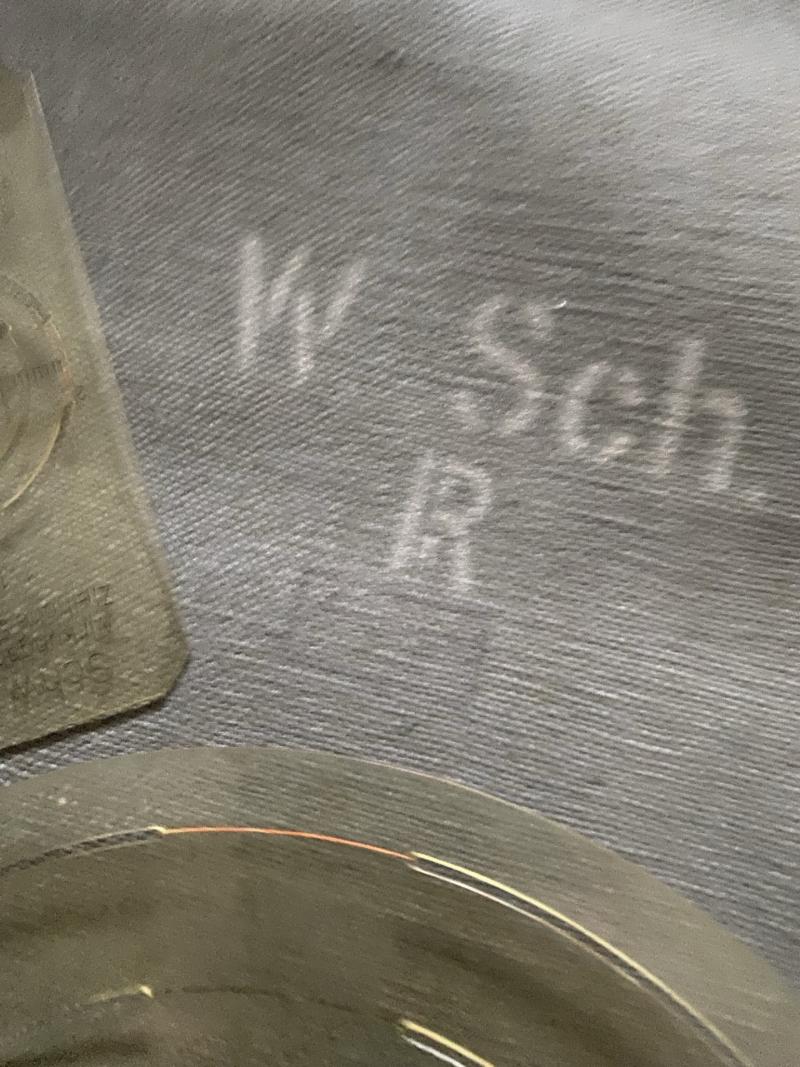 WW2 GERMAN ARTILLERY MAP DISTANCE MEASURING EQUIPMENT WITH Z.M.P. POUCH & W.SCH.R POUCH