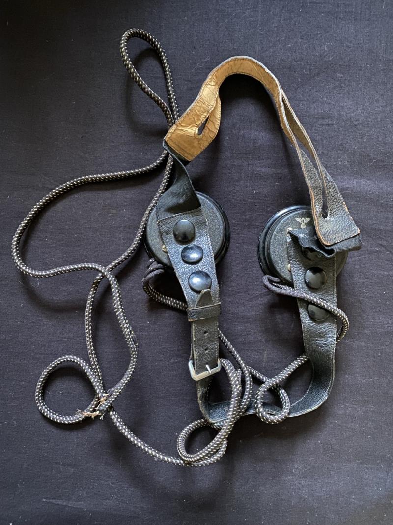 WW2 GERMAN ERPEES 100 RADIO HEADSET