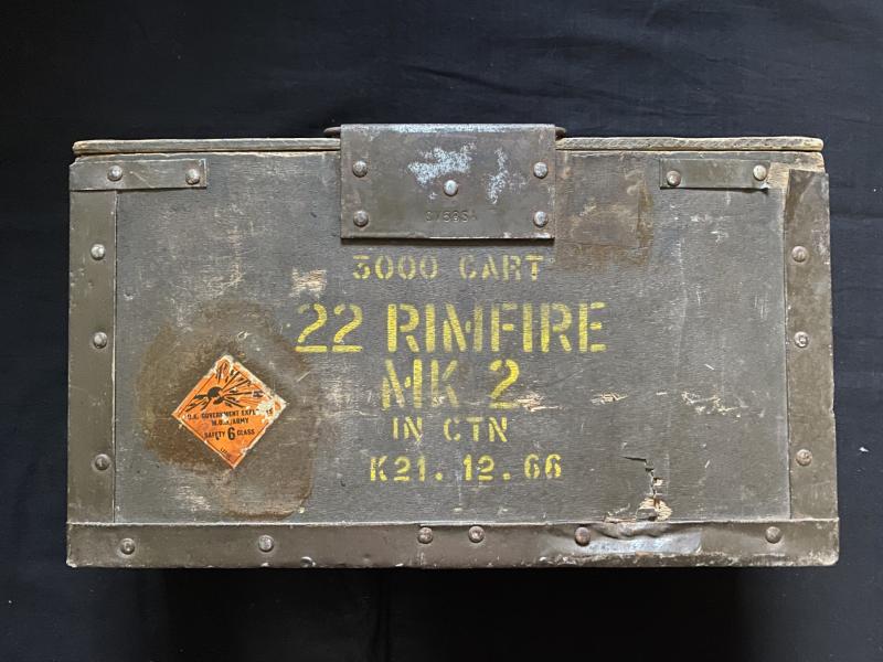 BRITISH .22 RIMFIRE AMMO BOX