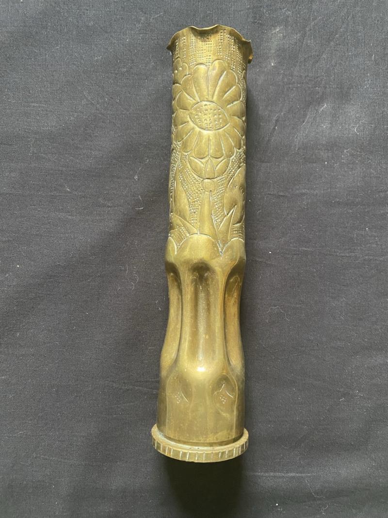 WW2 40MM TRENCH ART SHELL CASE (INERT)