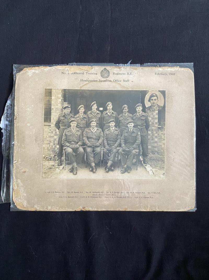 1948 DATED ROYAL ENGINEERS HEADQUARTERS PHOTO