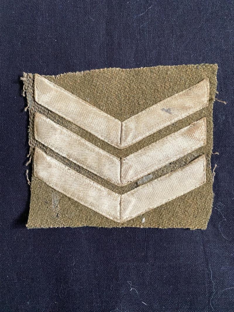 WW2 BRITISH SERGEANT RANK CHEVRON