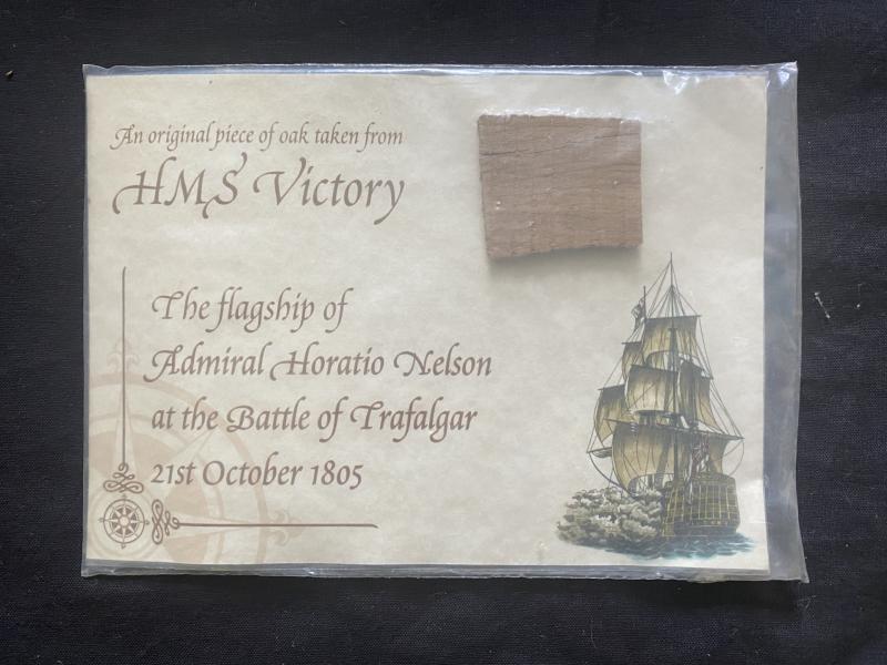 AN ORIGINAL PIECE OF OAK FROM HMS VICTORY