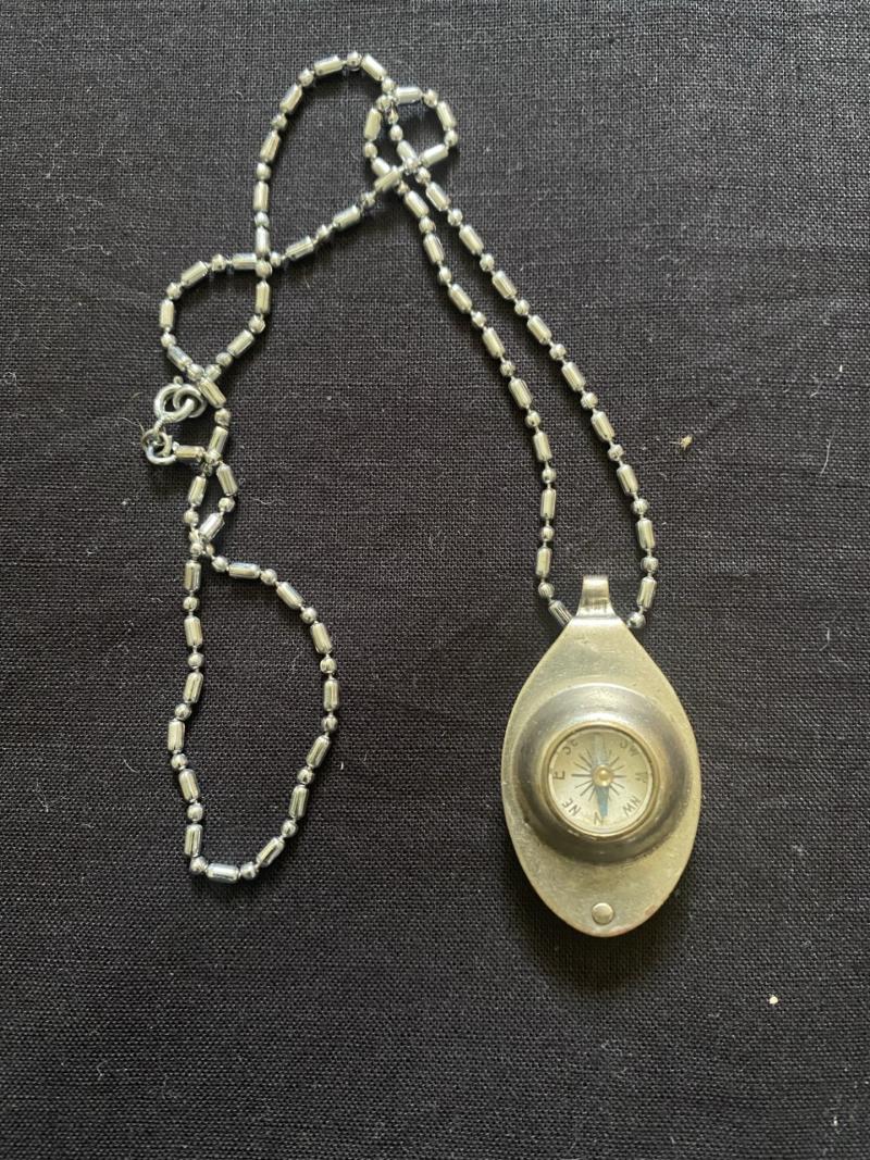 BRITISH COMPASS & MAGNIFYING GLASS