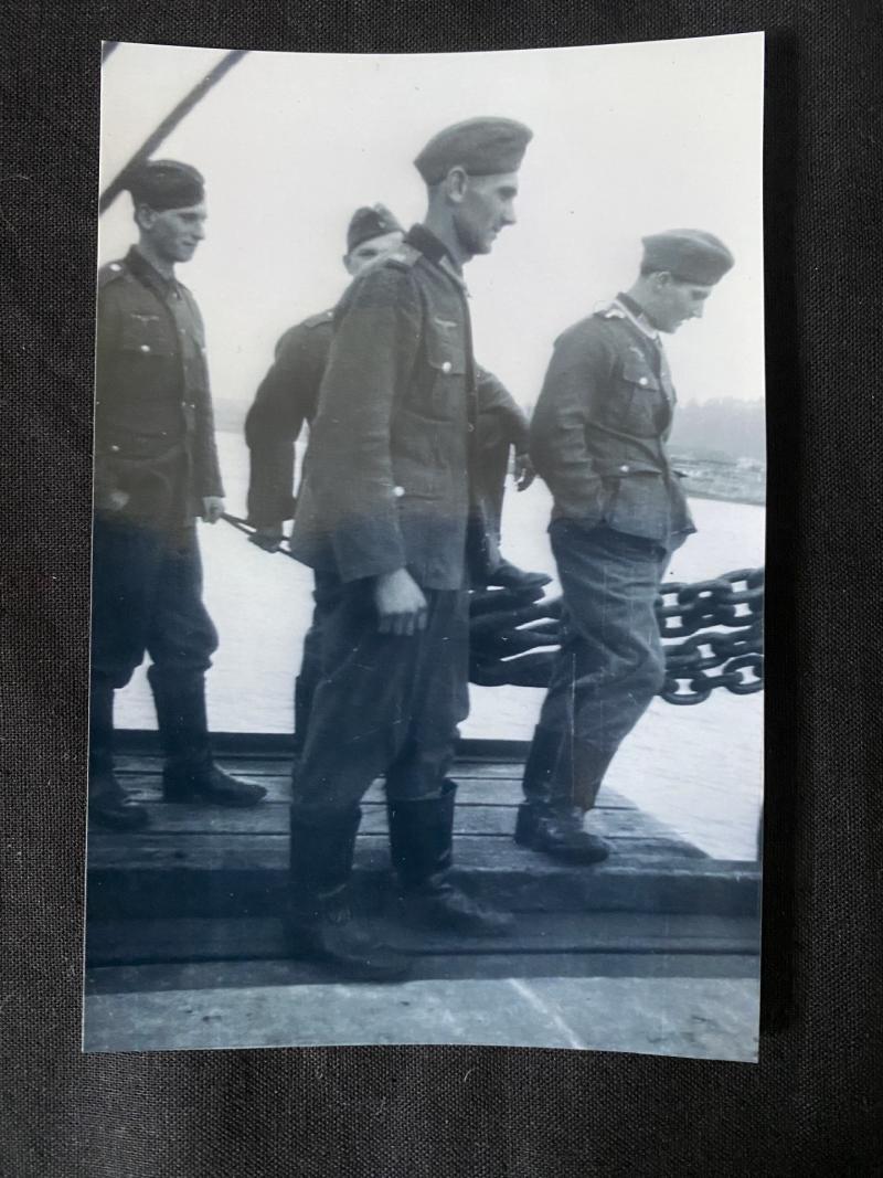 MODERN PHOTO OF SOME GERMAN SOLDIERS