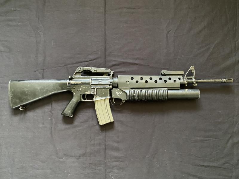 DEACTIVATED MOVING BOLT M16A1/ M203 LAUNCHER (UK/ NEW EU DEACTIVATION)