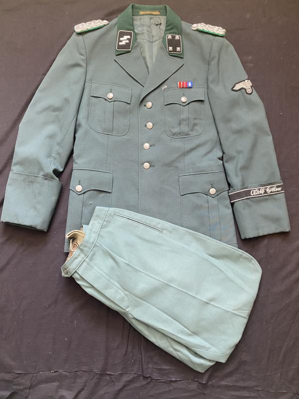 REPRODUCTION WW2 GERMAN SS TUNIC AND BREECHES