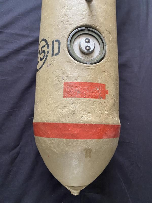 VERY RARE WW2 GERMAN 50KG BRAND (INCENDIARY) LUFTWAFFE BOMB (INERT)