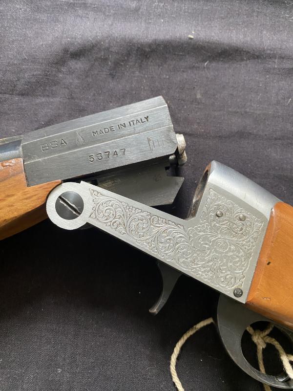 DEACTIVATED ITALIAN B.S.A 12B SINGLE BARREL SHOTGUN (NEW EU DEACTIVATION)