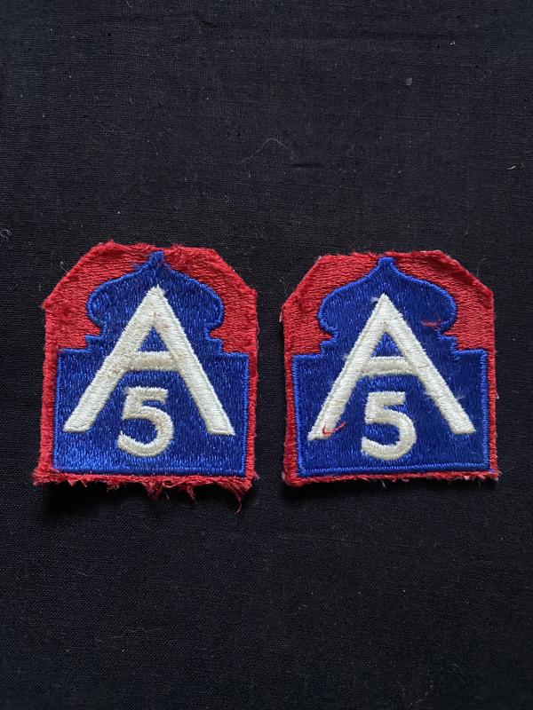 U.S 5TH ARMY DIVISION PATCH