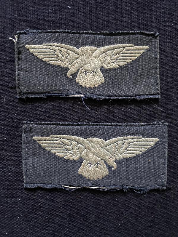 WW2 EMBROIDERED RAF AIRMANS ALBATROSS SLEEVE PATCHES