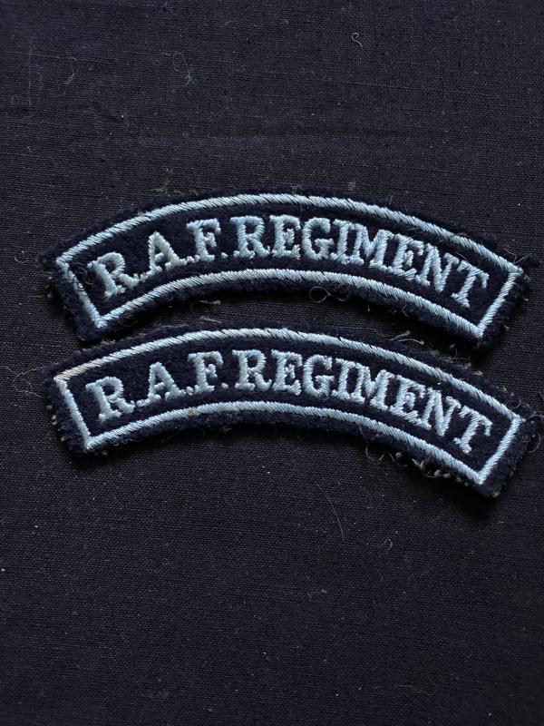 A SET RAF SHOULDER TITLES