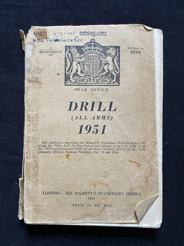 1951 DATED DRILL (ALL ARMS) PAMPHLET