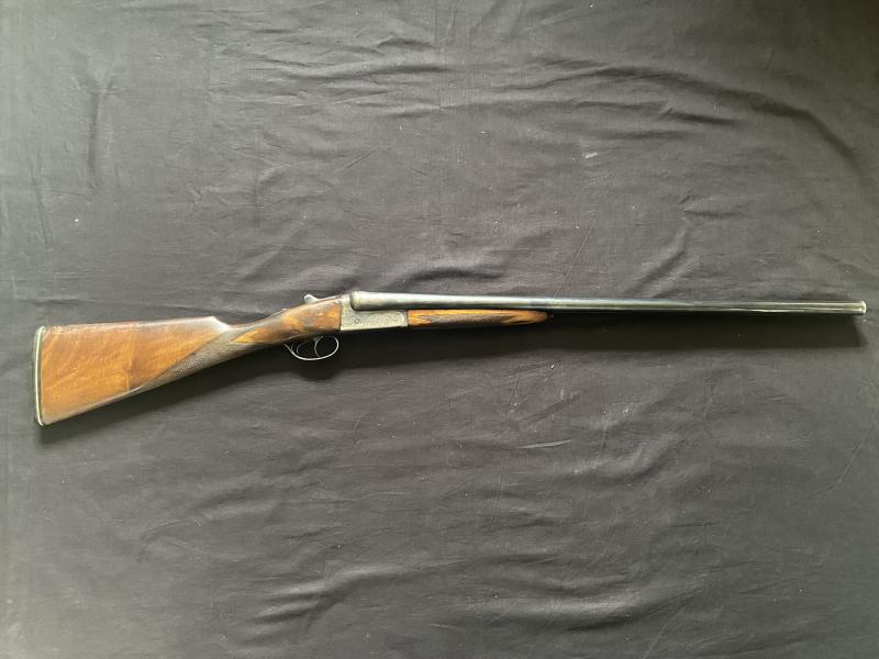 DEACTIVATED BRITISH KESTREL 12B DOUBLE BARREL SHOTGUN (NEW EU DEACTIVATION)