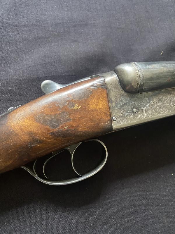 DEACTIVATED BRITISH KESTREL 12B DOUBLE BARREL SHOTGUN (NEW EU DEACTIVATION)