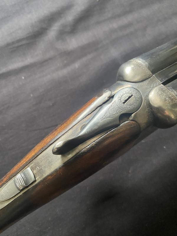 DEACTIVATED BRITISH KESTREL 12B DOUBLE BARREL SHOTGUN (NEW EU DEACTIVATION)