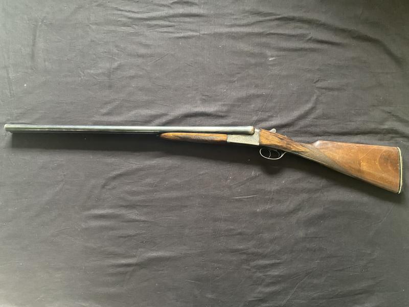 DEACTIVATED BRITISH KESTREL 12B DOUBLE BARREL SHOTGUN (NEW EU DEACTIVATION)