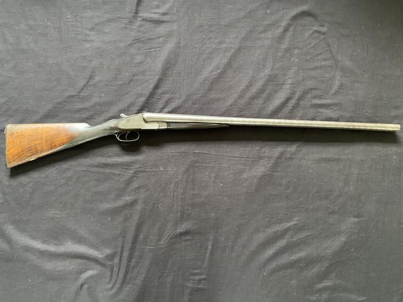 DEACTIVATED BRITISH W.H. POLLARD 12B DOUBLE BARREL SHOTGUN (NEW EU DEACTIVATION)