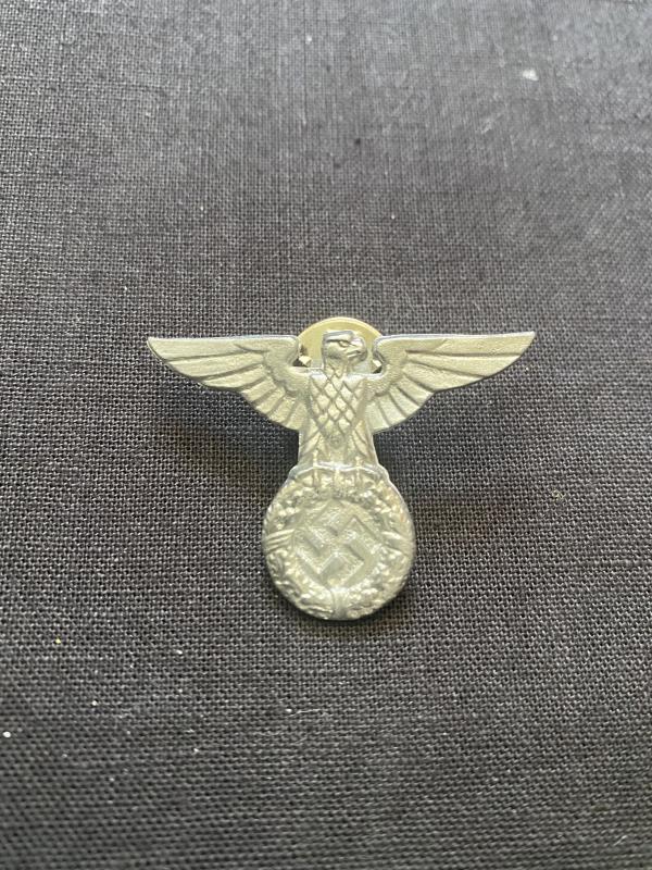 REPRODUCTION WW2 GERMAN SA/NSKK CAP EAGLE BADGE
