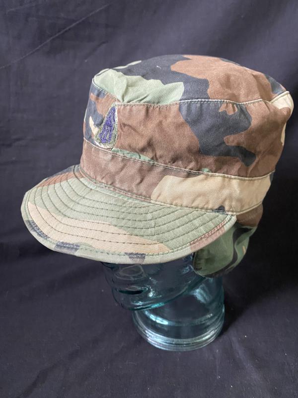 U.S. NAVAL WOODLAND CAMO COMBAT CAP