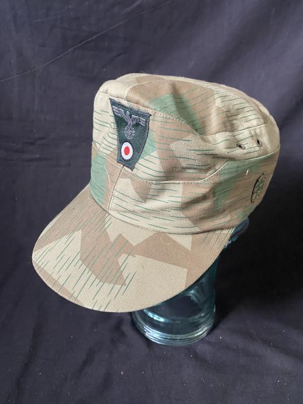 REPRODUCTION WW2 GERMAN SPLINTER PATTERN M43 CAP