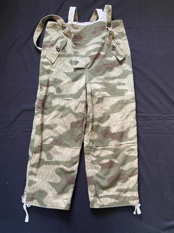 REPRODUCTION WW2 GERMAN REVERSIBLE CAMO PARKA TROUSERS