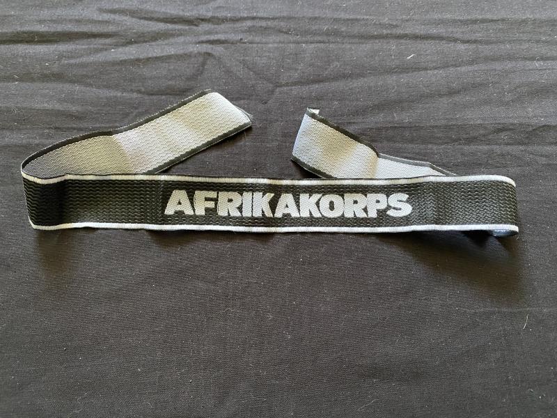 REPRODUCTION WW2 GERMAN AFRIKA KORPS CUFF TITLE