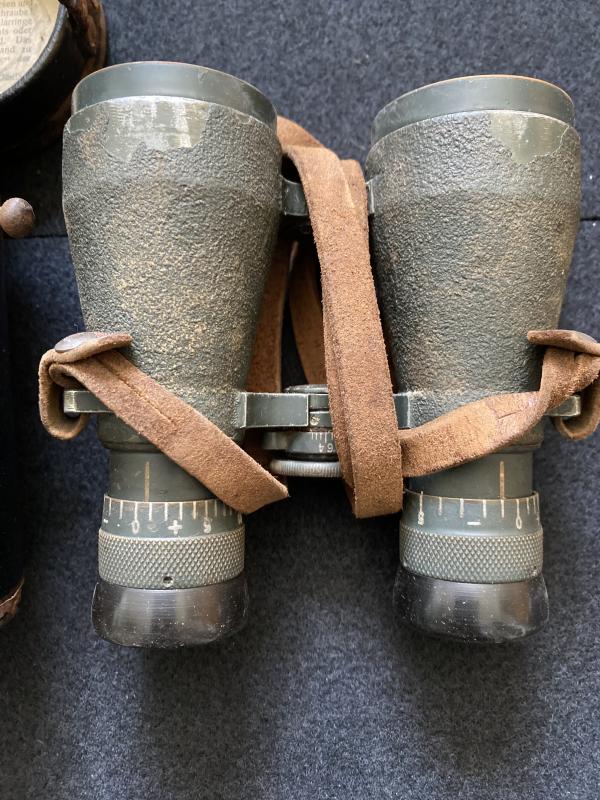 WW1 1918 DATED GERMAN EMIL BUSCH A-G RATHENOW FERNGLAS 08 BINOCULARS