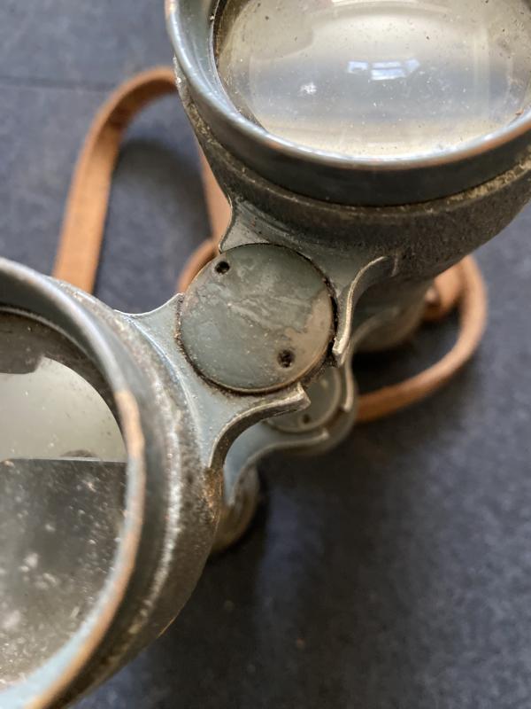 WW1 1918 DATED GERMAN EMIL BUSCH A-G RATHENOW FERNGLAS 08 BINOCULARS